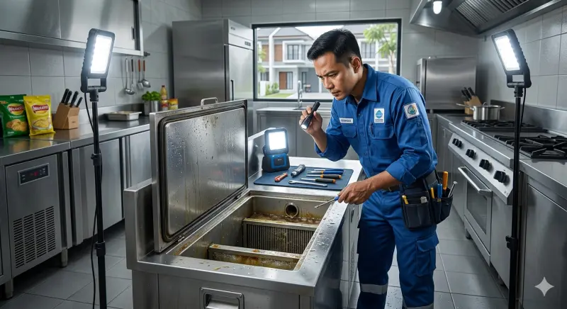 Instalasi pipa air kotor